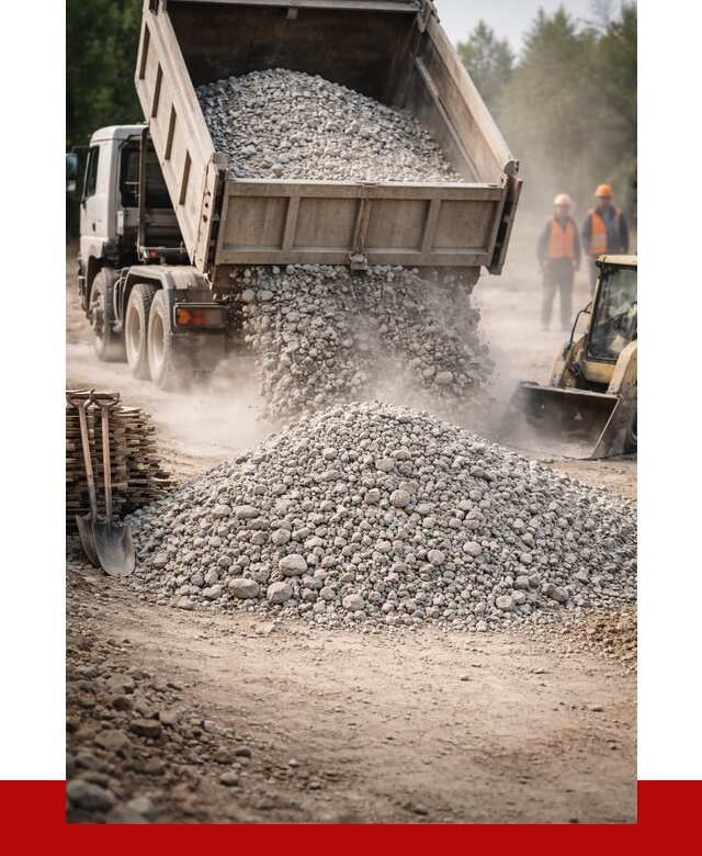 Купить дробленый бетон в Карпинске от 1746 р./куб | ПРОНЕРУДКпн