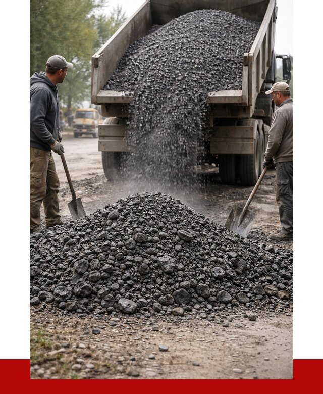 Дробленый асфальт в Карпинске от 2875 р. с доставкой | ПРОНЕРУДКпн