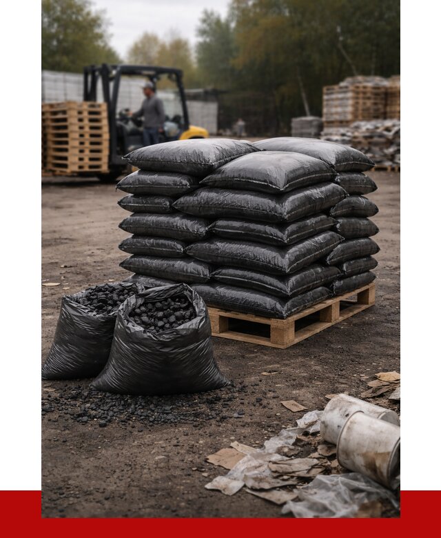 Купить уголь в мешках с доставкой в Карпинске от 7701 р. | ПРОНЕРУДКпн