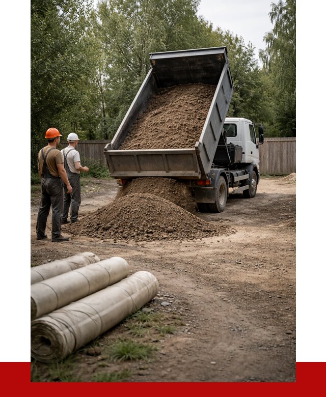 Доставка сыпучих материалов самосвалом в Карпинск от 4313 р. | ПРОНЕРУДКпн