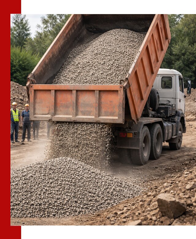 Доставка сыпучих материалов самосвалом в Карпинске быстро и надежно