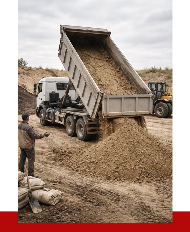 Доставка самосвалом 20 кубов в Карпинске от 7701 р. | ПРОНЕРУДКпн