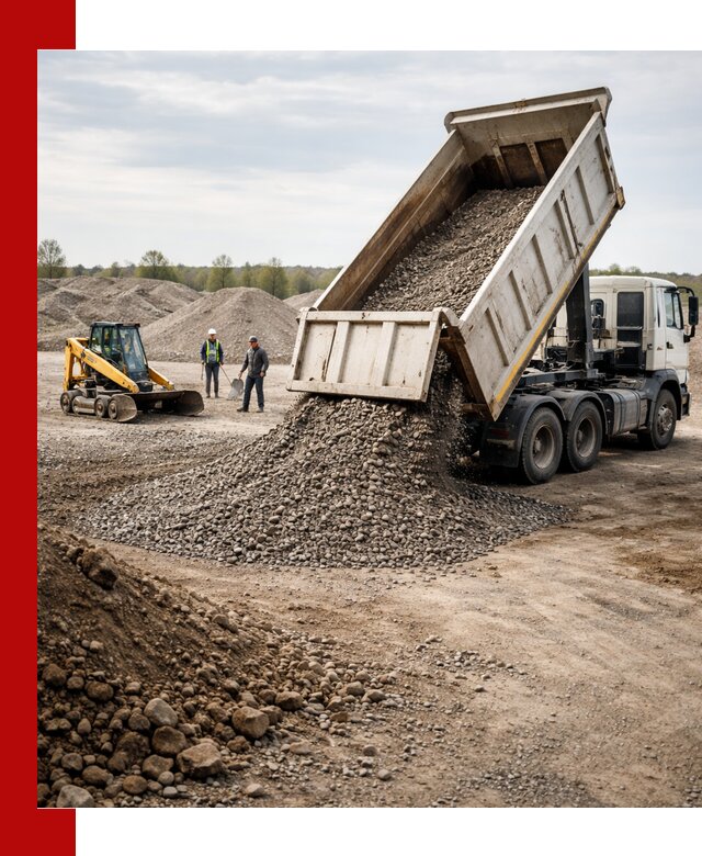 Доставка самосвалом 25 м³ в Карпинске быстро и надежно