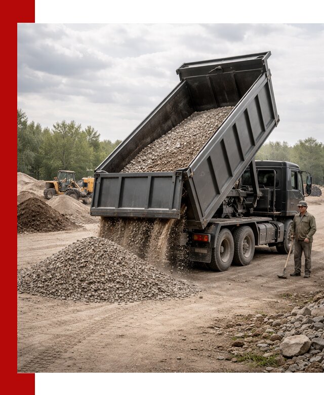 Доставка самосвалом 30 м3 по выгодным ценам в Карпинске