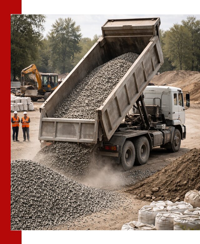 Аренда самосвала в Карпинске для доставки сыпучих и нерудных материалов