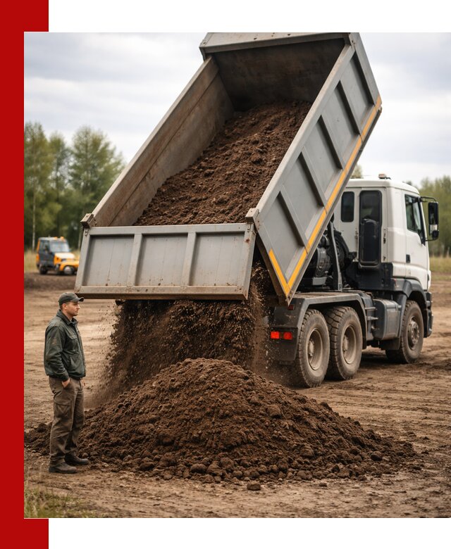 Аренда самосвала с водителем в Карпинске для сыпучих грузов и навоза