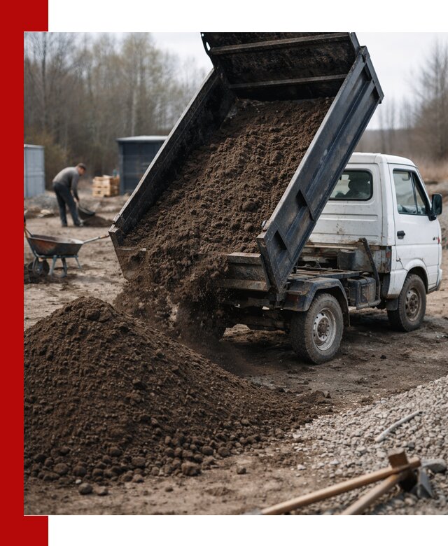 Аренда минисамосвала в Карпинске для доставки сыпучих материалов