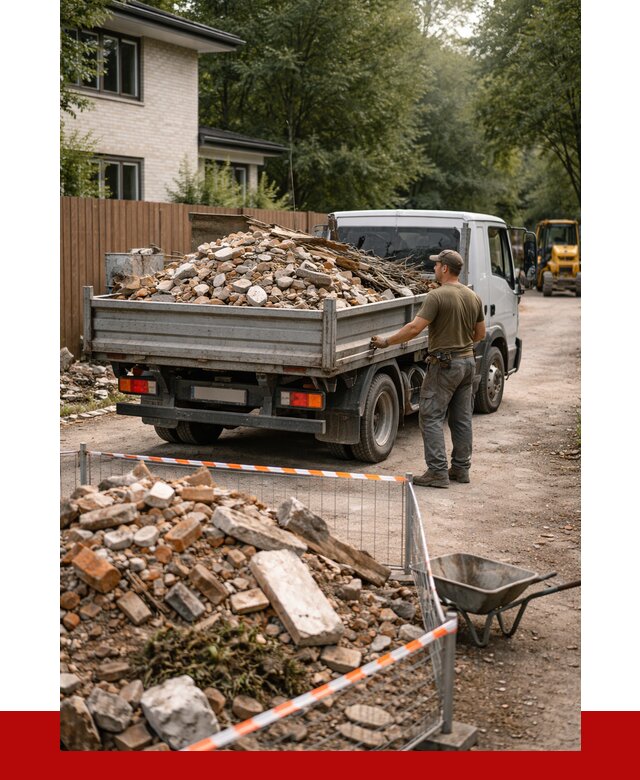 Вывоз строительного мусора с погрузкой в Карпинске от 7701 р | ПРОНЕРУДКпн