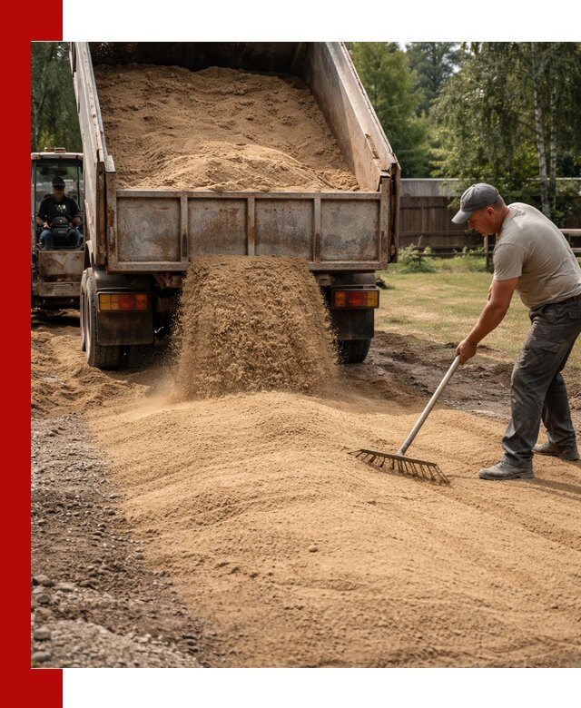 Отсыпка участка песком в Карпинске быстро и качественно