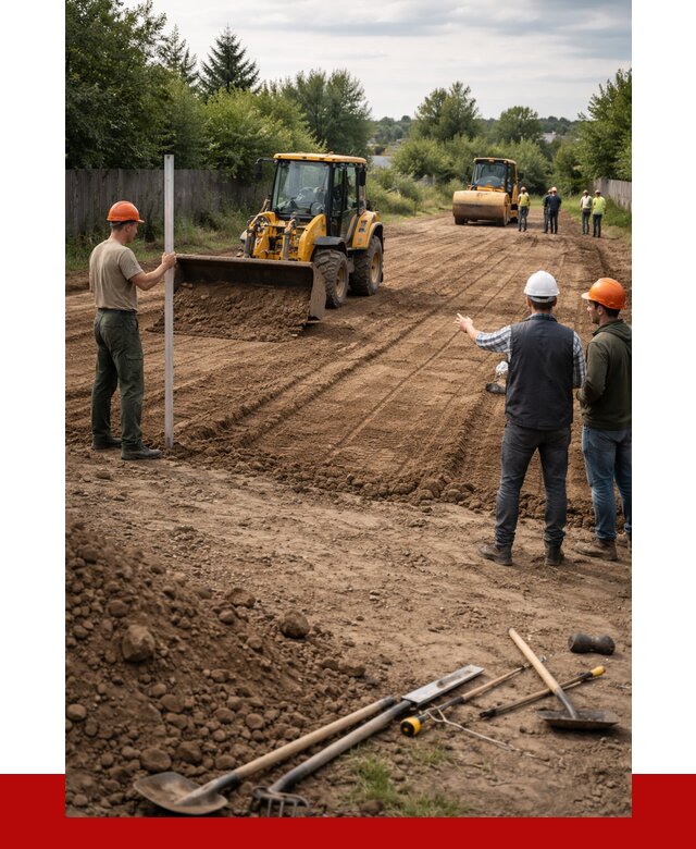 Планировка участка грунтом в Карпинске от 4621 р ПРОНЕРУДКпн