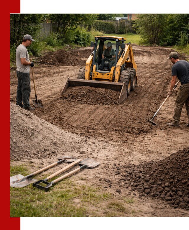Планировка участка грунтом с вывозом и доставкой в Карпинске