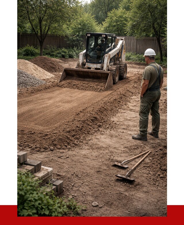 Выравнивание участка под ключ в Карпинске от 3594 р. | ПРОНЕРУДКпн